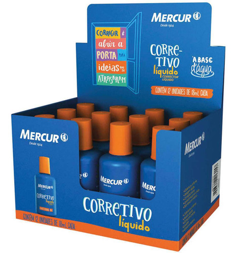 Corretivo Mercur 18ml Cx Com 12