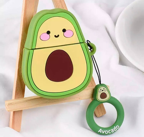Funda Auriculares AirPods Bluetooth Protector Palta Avocado