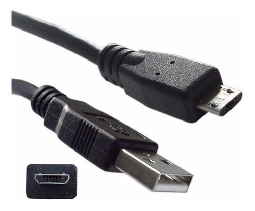 Cable De Datos O Carga Micro Usb A Usb 2.0 De 1.20 Mts