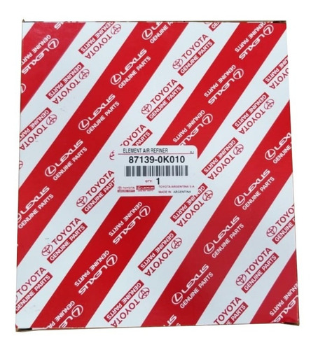 Imagen 2 de 5 de Filtro Anti Polen A / A Toyota Corolla Hilux Rav4 05 / 15