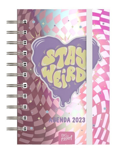 Imagen 2 de 8 de Agenda Holografica 2023 - Dia Por Pagina 10 X 15