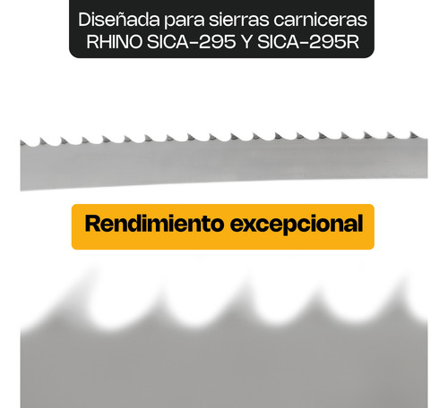 Cinta De Corte Para Sierra Carnicera 295 Rhino Cisi-295rhino