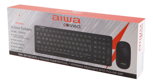 Teclado Aiwa + Mouse Inalambrico Awc-fc220b