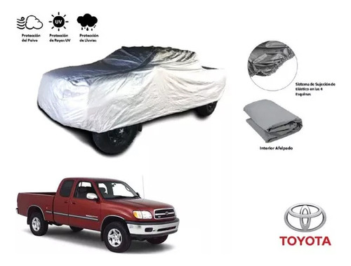 Lona Afelpada Cubre Camioneta Troka Toyota Tundra 2001