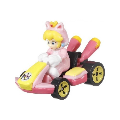 Hot Wheels Mariokart Cat Peach Standard Kart