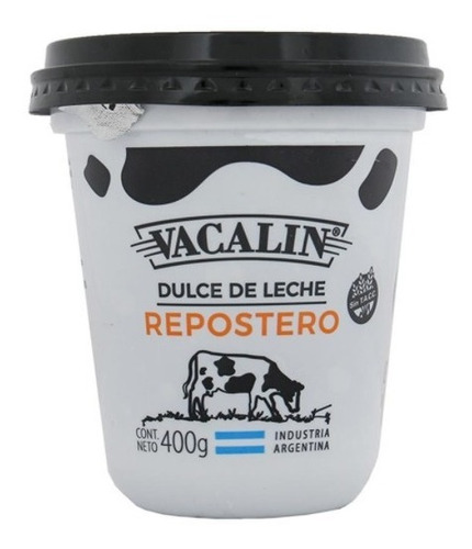 Imagen 1 de 1 de Dulce De Leche Repostero Vacalin X 400 Gr