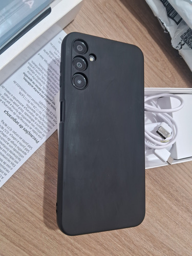 Samsung Galaxy A14 4g Usado Só 2 Meses Zerado+ Fone Capa Pe Preto (Usado)