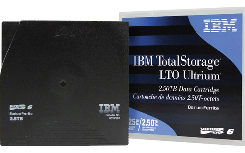 Ibm Data Cartridge Lto-6 Ultrium 2.5/6.25tb 0v7590 Ecoffice