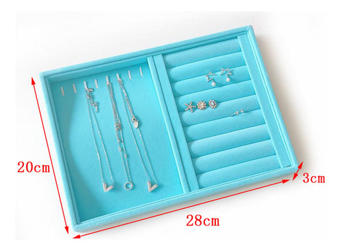 Bandeja Organizadora De Anillo Pendientes Collar Bandeja