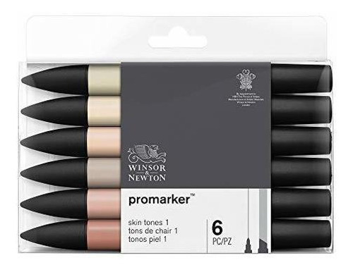 Marcadores Winsor & Newton Promarker 6 Tonos De Piel Paquete