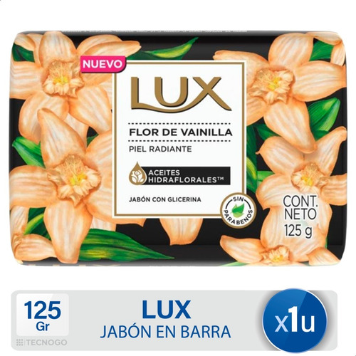 Jabon Con Glicerina Lux Flor De Vainilla - Mejor Precio