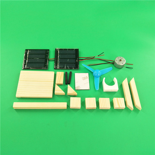 Kit De Maqueta De Ventilador Con Energía Solar Para Bricolaj