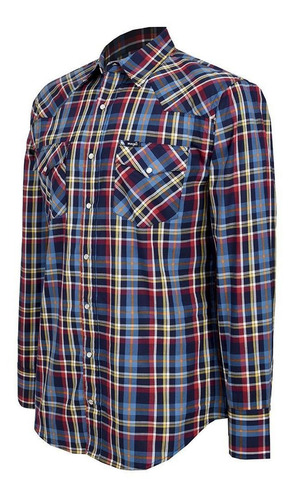 Camisa Vaquera Wrangler Hombre Manga Larga U21