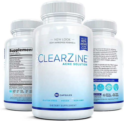 Clearzine Tratamiento Para Curar El Acne Elimina Manchas