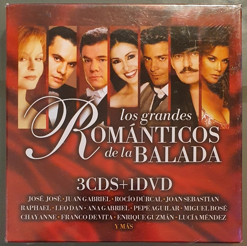 Cd Baladas 3cds Y Dvd - Pepe Aguilar Jose Jose Chayanne Durc