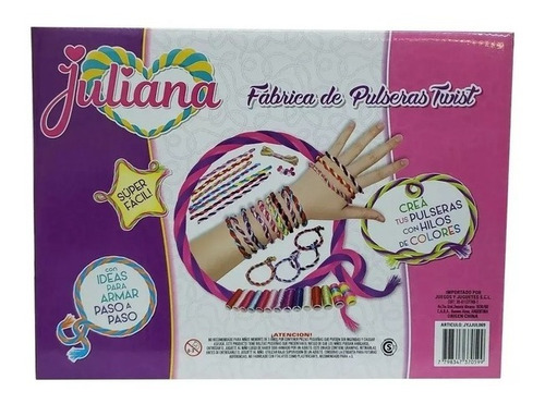 Imagen 3 de 5 de Juliana Fabrica De Pulseras Twist Decora Con Stickers Edu