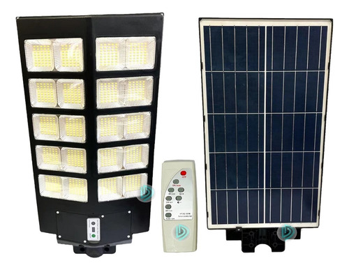 Solar Luminária Pública Poste Rua Led 1000w C/ Sensor Aaatop Cor Preto 110V/220V