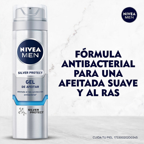 Gel Para Afeitar Nivea Men Silver Protect 200ml