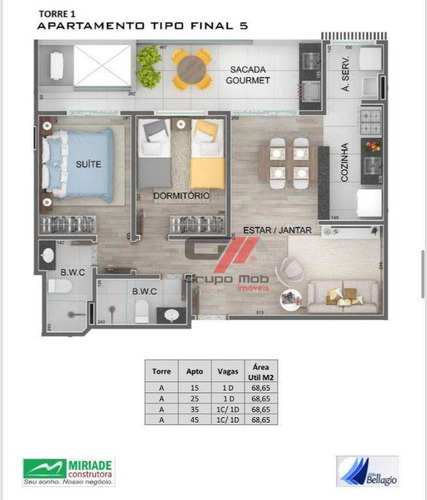 Imagem 18 de 28 de Apartamento Com 2 Dormitórios À Venda, 67 M² Por R$ 407.929,28 - Itaguá - Ubatuba/sp - Ap0491