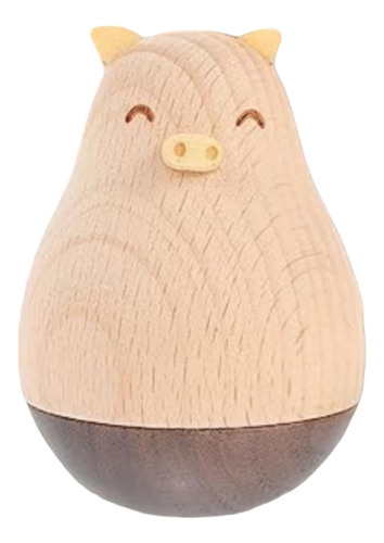 Juguete De Bamboleo De Madera - Montessori Tumbler Toys - Ro