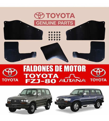 Faldones O Guardapolvos De Motor Toyota Autana Y Burbuja