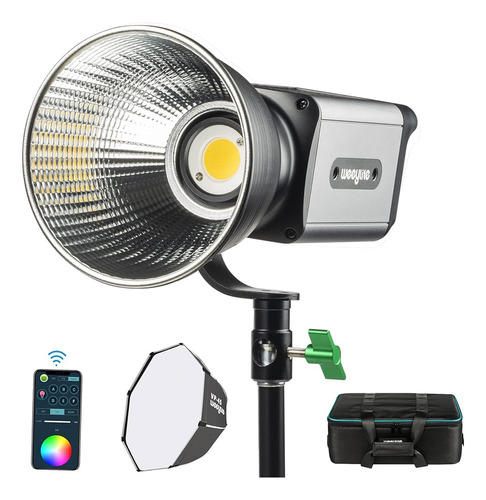 ~? Weeylite Portátil 60w Studio Cob Led Video Luz Continua C