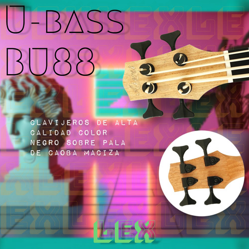 U-bass Ukelele Bajo Bajolele Bu-88 - Electroacustico Eq3