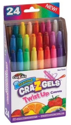 24 Mini Crayones Colores Para Colorear Twist Up Cra-z-art