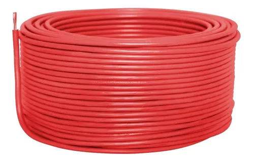 Reafirmar Celo Descarte Cable Eléctrico Thw Calibre 10 Rojo Cca De 50 Metros