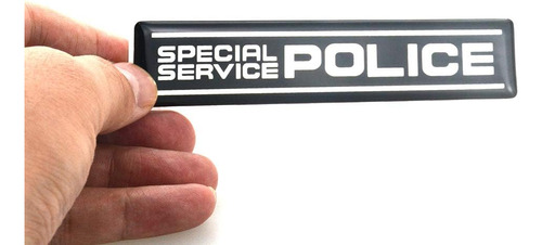 1 Calcomanía De Servicio Especial Para Interceptor De Policí