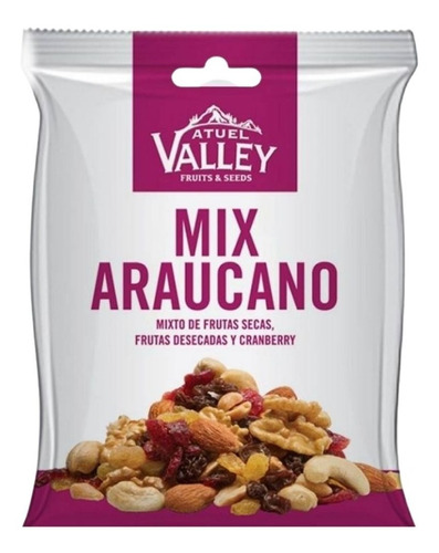 Mix De Frutas Secas Araucano Atuel Valley 40 Gr.