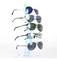 Comprar Exhibidor Azul Lentes Acrílico Tienda Vitrina 5 Piezas 10$
