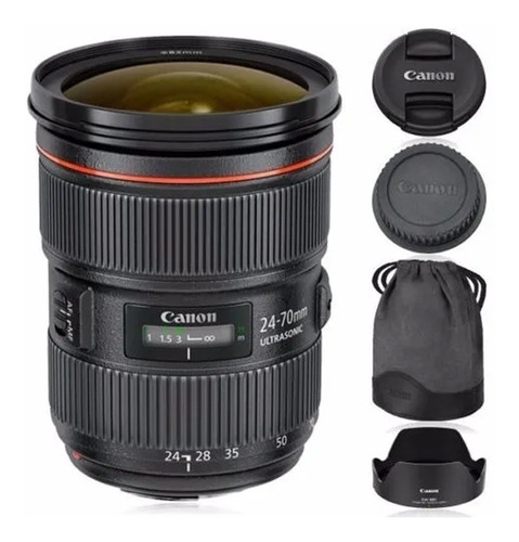 Lente Canon Ef24-70 F/2.8l Ii Usm Garantia Canon+ Nf Nova