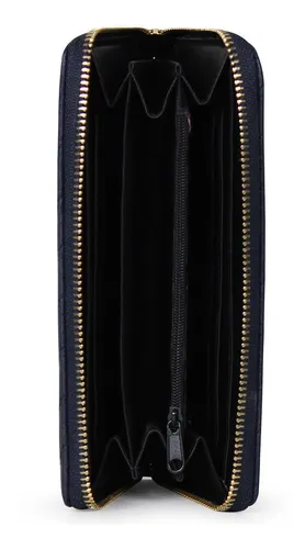 Billetera De Mujer Ava Azul Carven
