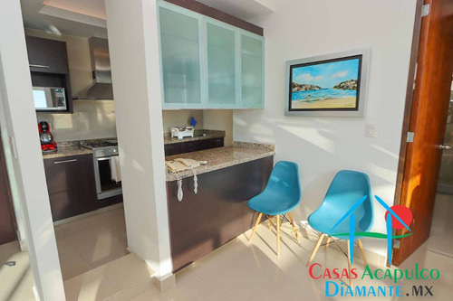 Cad Laguna Aqua 1003. En Copropiedad. Terraza Con Vista Al Campo De Golf