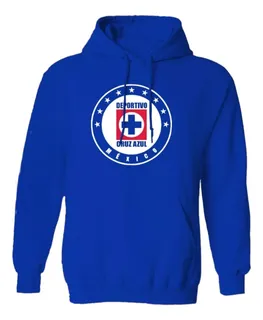 Sudadera Hoodie Futbol Liga Mx Cruz Azul