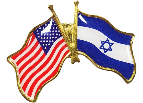 Pin De Solapa Con Bandera De La Amistad Israelí Estadouniden