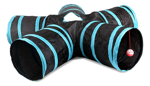 Juguete Plegable Cat Tunnel 5 Way Pet Play Para Gatos Y Perr