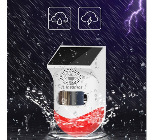 Imagen 2 de 4 de Alarma Solar Wifi Con Control Remoto Litex