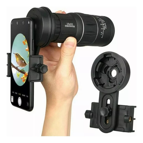 Soporte Celular Telescopio Adaptador Teléfono Monocular