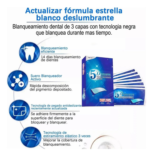 Kit De 14 Pares De Pegatinas Blanqueadoras De La Versión 5d