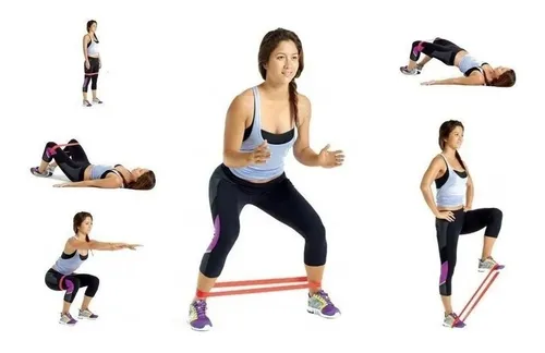 Banda Elastica Circular Resistencia Ejercicio Fitness Gym