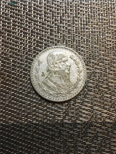 Moneda Antigua $1 Morelos 1965 Plata 0.100
