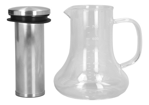 Cafetera Portátil De Vidrio Borosilicato De 700 Ml Para Cerv
