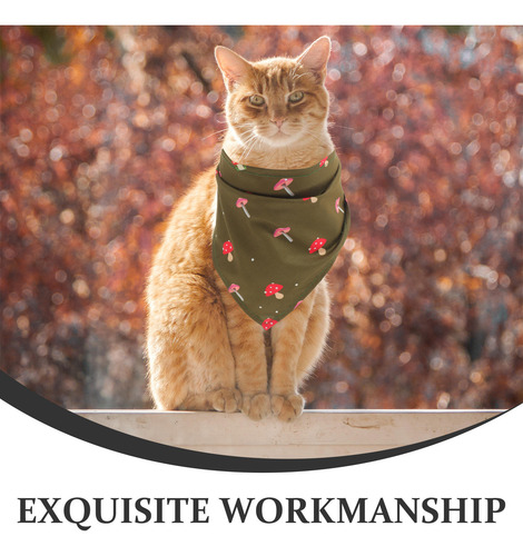 Pañuelo Estampado Para Mascotas Con Estampado De Triángulo C