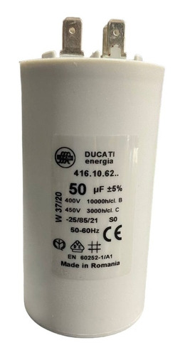 Condensador Para Bomba 1.5 Hp Fundicion Pacifico Cod:2216215