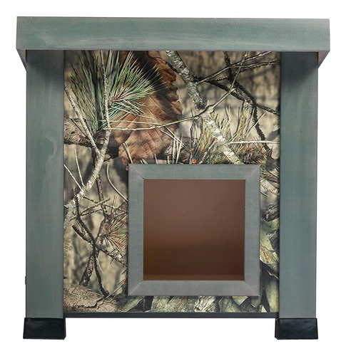 New Age Pet Ecoflex Outdoor Cat House, Mossy Oak (ecth351)