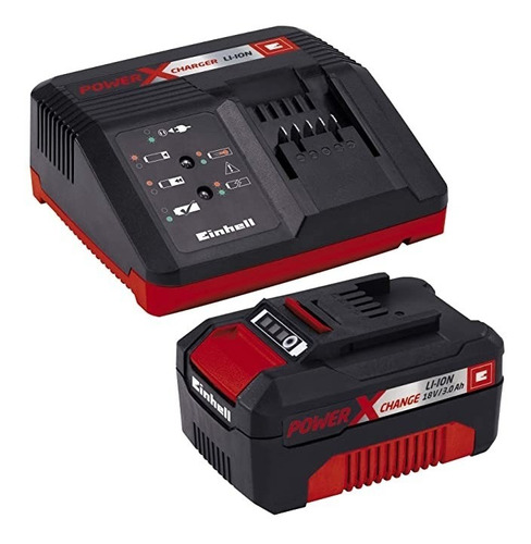 Cargador Rapido Y Batería Kit Einhell 18v 4 Ah Power Change