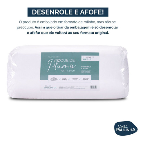 Kit 2 Travesseiros Confortáveis Softy Firme 70cmx50cm Fibr
