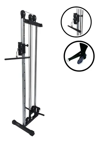 comprar Mono Cross Over De Parede Para Anilhas Musculação Academia 